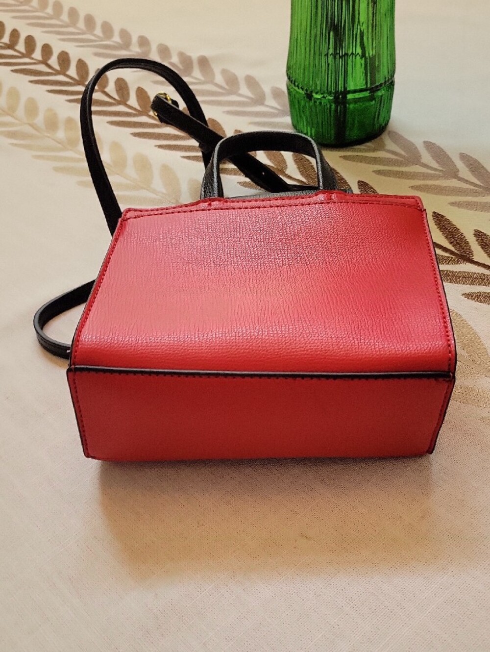 Karl Lagerfeld Red & Black Mini Crossbody Bag with Dragon Patch - Picture 8 of 8